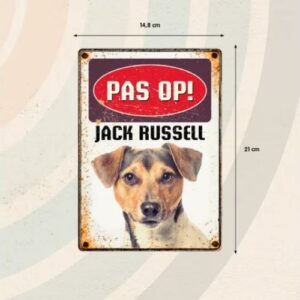 Bord Blik Jack Russell