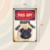 Bord Blik Mops