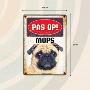 Bord Blik Mops