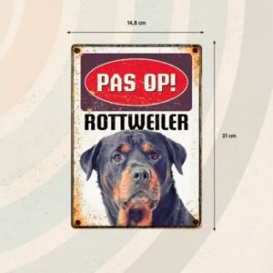 Bord Blik Rottweiler