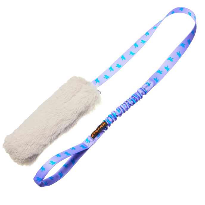 Faux Fur Squeaky Bungee Chaser - Afbeelding 6