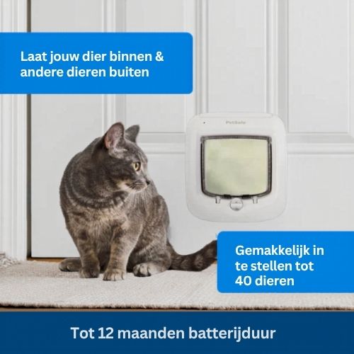 Kattendeur Microchip
