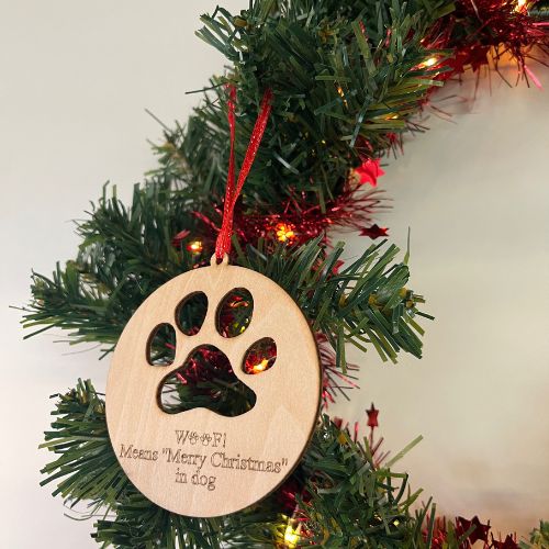 Kersthanger Woof! - Afbeelding 4