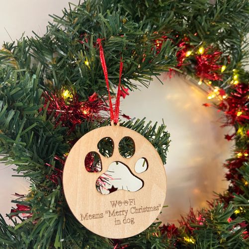 Kersthanger Woof! - Afbeelding 3
