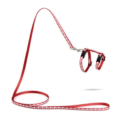 Kittentuig Heart Rood