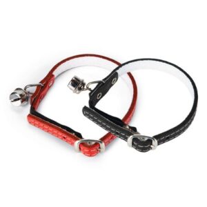 Lederen Kattenbandje met Bel