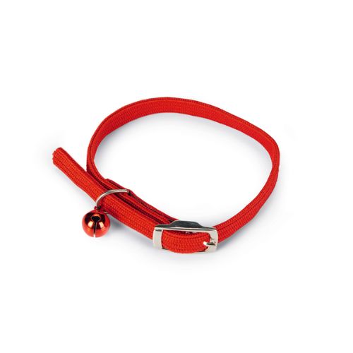 Nylon Kattenbandje Rood