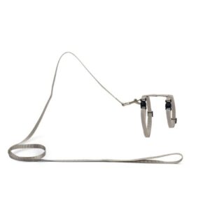 Nylon Kattentuig Uni Lichtgrijs