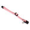 Nylon Kittenhalsband Roze