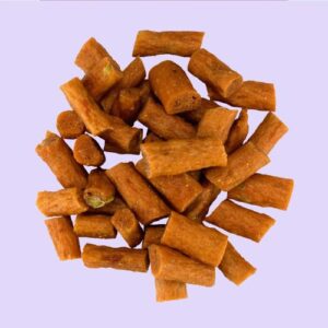 Salmon Sticks with Carrot & Green Bean - Zalmsticks met Wortel en Sperziebonen