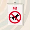 Sign Metal No Pooping