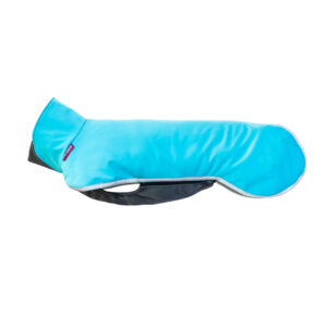 SporttiPomppa softshell hondenjas in de kleur Arctic, zijaanzicht met zijrits