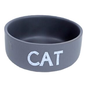 Stenen Voerbak Cat Grijs