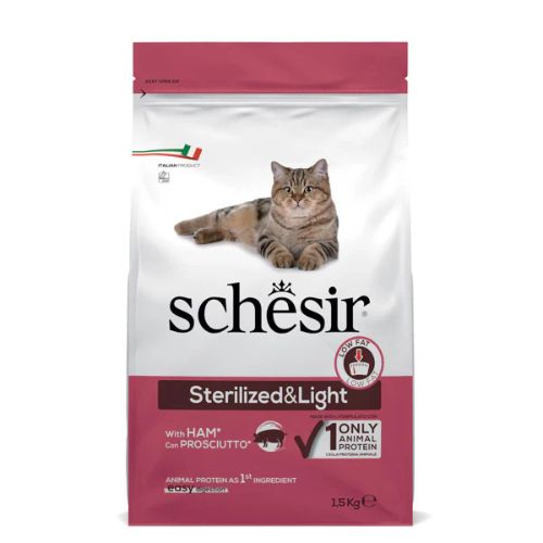 Sterilized & Light met Ham 1,5kg