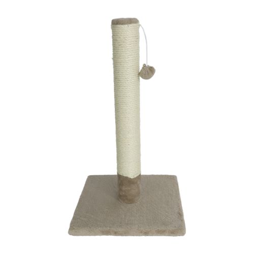 Krabpaal Caty Nova met Bal en Bel 62cm Taupe