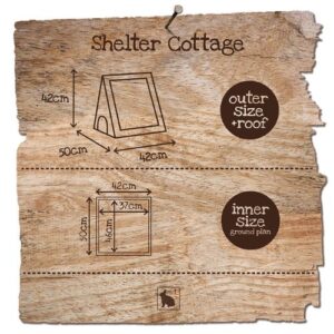 Woodland Schuilhok Driehoek Cottage