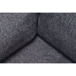 Detailopname naden en stiksel van de Beeztees Mua hondenmand in grijs