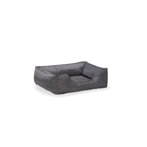 Beeztees Mua orthopedische hondenmand grijs/bruin 80x65 cm, zijaanzicht