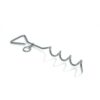 Beeztees vastlegspiraal van metaal voor hond en kat, 41 cm, met draaibare ring en schroefpin