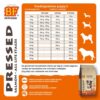 Voedingsschema BF Petfood Geperst Zalm voor puppy en junior hond