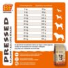 Voedingsschema BF Petfood Geperst Zalm voor volwassen honden