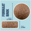 Brokgrootte BF Petfood Senior Mini, optimale maat voor kleine honden