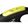 Remknop van de flexi New Neon rollijn die je met je duim bedient