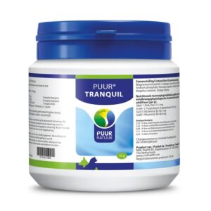 PUUR Tranquil 75 gram, natuurlijk rustgevend supplement voor hond en kat