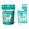 Sanimal anti-Haarbalsnacks naast de Sanimal anti-Haarbalpasta voor kat en konijn