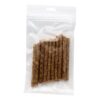Softsticks eend hondensnack graanvrij, hersluitbare verpakking 100g met goudbruine vleessticks