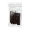 Softsticks paard hondensnack graanvrij, hersluitbare verpakking 100g met donkerbruine vleessticks