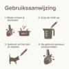 Gebruiksaanwijzing Beaphar Lactol Voederspuitjes in 4 stappen: steriliseren, melk opzuigen, dier voeden, schoonmaken