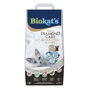 Biokat's Diamond Care Attracting & Care kattenbakvulling van 8 liter