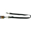 Nylon autogordel hond zwart 20 mm, verstelbaar van 40 tot 60 cm