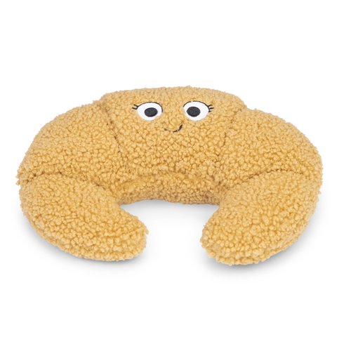 Beeztees Croissant Flaky pluche hondenspeelgoed bruin, 23x16x9 cm