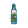 Beeztees drinkfles hond 500ml blauw verpakking met riemklem