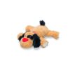 Beeztees Knuffel Belle hondenspeelgoed van zacht pluche in lichtbruin, 25x25x8 cm