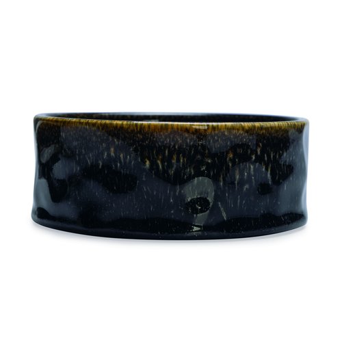 Designed by Lotte Jace eetbak keramiek zwart 13,5 cm detailfoto