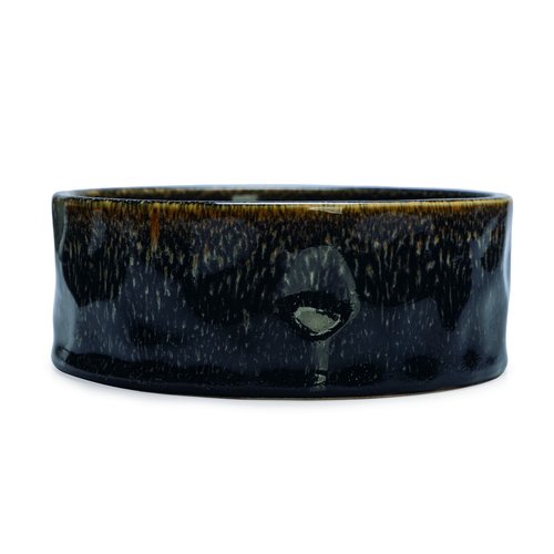 Designed by Lotte Jace eetbak keramiek zwart 16 cm detailfoto
