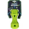 Dog Comets Airflow Bone maat S groen – apporteerspeelgoed voor honden van TPR-rubber