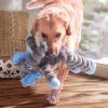 KONG Shakers Crumples Olifant XL zijaanzicht pluche speeltje hond