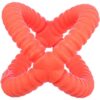 Trixie Aqua Toy Grijper oranje 14 cm in kruisvorm, drijvend TPR speelgoed voor honden