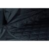 Close-up gewatteerd polyester stof kofferbak beschermdeken met rits en klittenband