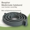 Grijze Beaphar Medicinale halsband voor grote honden, verstelbaar tot 70 cm