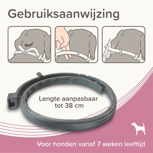 Gebruiksaanwijzing Beaphar Medicinale halsband voor kleine honden, verstelbaar tot 38 cm