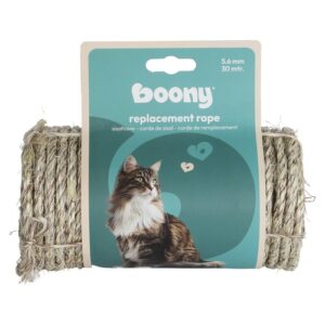 Rol beige Boony sisal touw van 5,6 mm en 30 meter voor het bewikkelen van een krabpaal