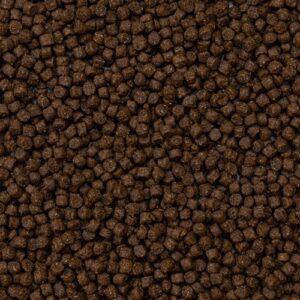 Bruine geëxtrudeerde pellets van Deli Nature Rodelicious frettenvoer van dichtbij