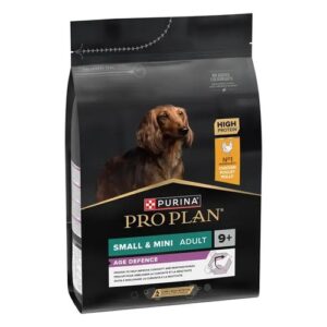 Verpakking senior hondenvoer Pro Plan met kip als nummer 1 ingredient