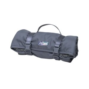 Pomppa Settle Mat opgerold en draagbaar met hengsels