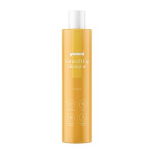 Fles Yommi hondenshampoo Shine 250 ml voor een glanzende vacht